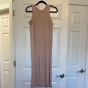The Southern Shirt Company Sleeveless Beige Maxi Dress